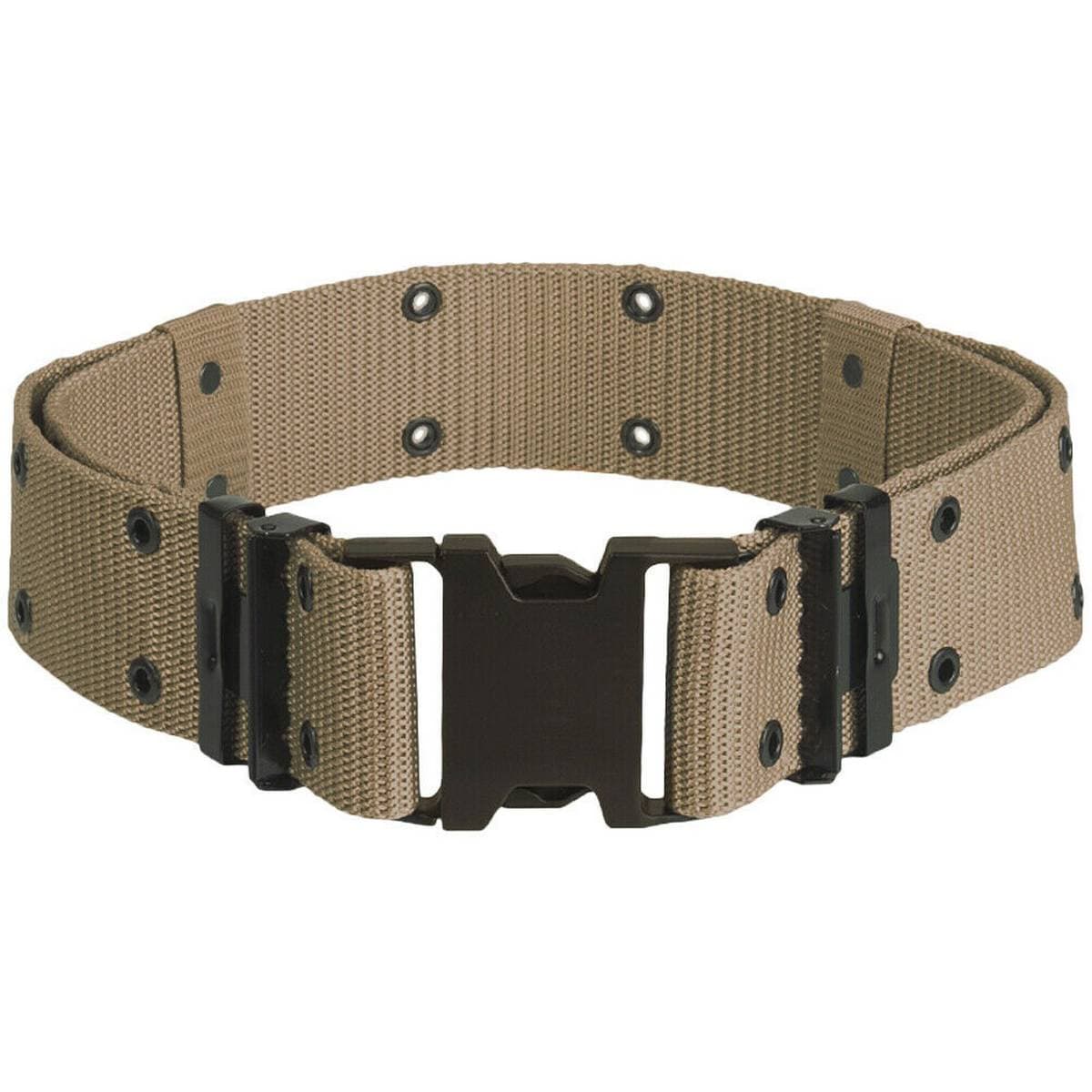 Heavy-duty tactical webbing in olive and black colorways